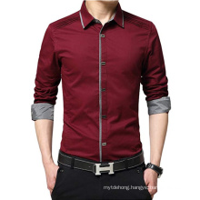 Men′s Fashion Slim Fit Dress Shirt Casual Oxford Shirt